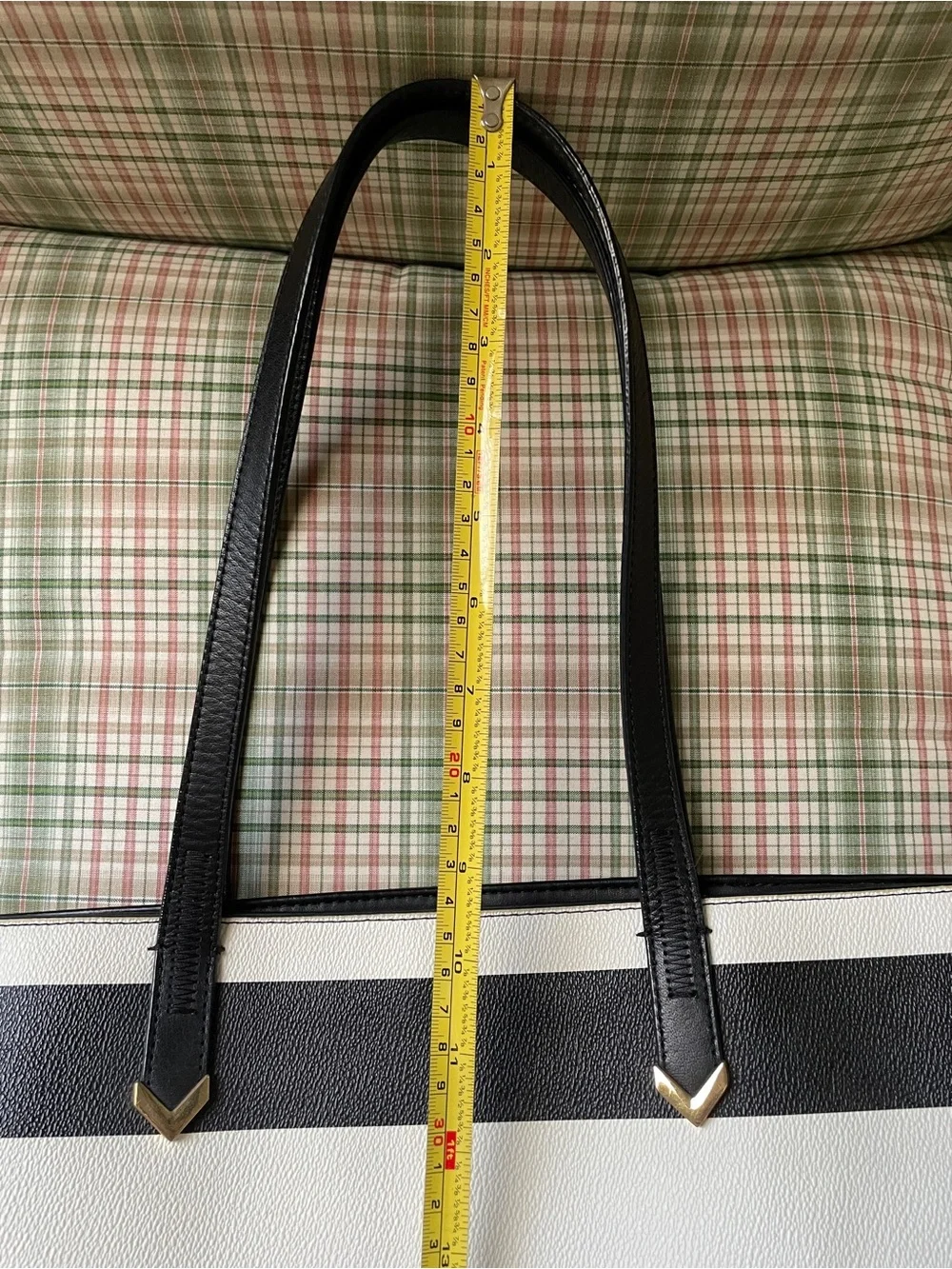 Stella & Dot Large Striped Tote Bag